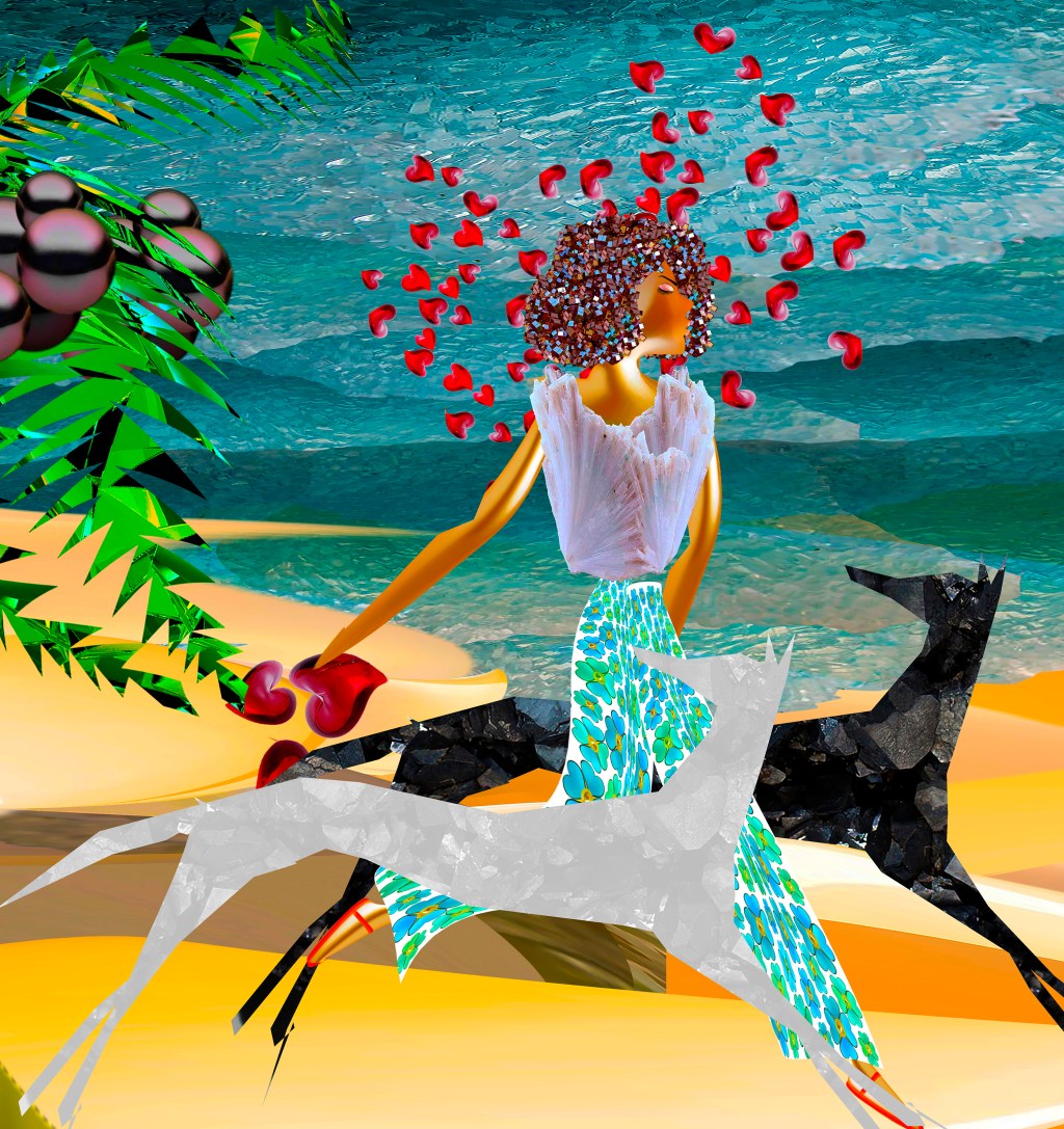 Desfilando com amigos